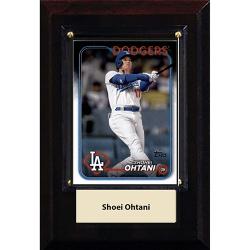 CICP46BLADSO-MLB PLAQUE W/CARD 4X6 DODGERS SHOHEI OHTANI
