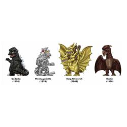 JAD85343-2.5'' METAL FIGURES GODZILLA CLASSIC TOHO 12PC PDQ