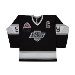 UDAHWG86100-W GRETZKY AUTO 92-93 STANLEY CUP KINGS JERSEY