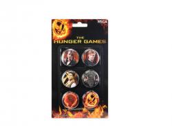 NE31682-HUNGER GAMES PIN SET 6PC