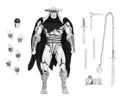NE54542-TMNT (MIRAGE) - 7" FOOT ASSASSIN BLACK & WHITE