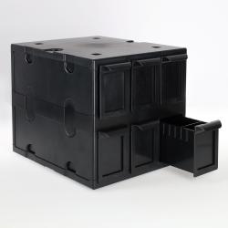 UBCWCCATBLK-CARD CATALOGUE 6 DRAWER BLACK