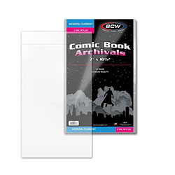 UBCWCURM2-COMIC CURRENT MYLAR 2M 7X10.5