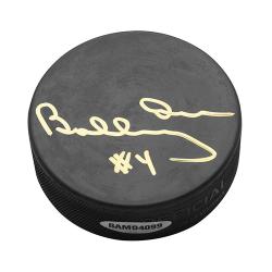 UDAHBO76288-B ORR AUTO NHL LOGO PUCK