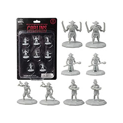UMBMONGB8-MONSTER MINIATURE FIGURE SET UNPAINTED GOBLINS 8PK