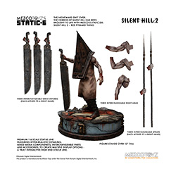 YMZ14030-STATIC SIX SILENT HILL 2 RED PYRAMID THING 12"