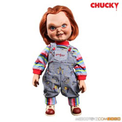 YMZ78002-MDS MEGA SCALE CHUCKY SNEERING TALKING DOLL 15"